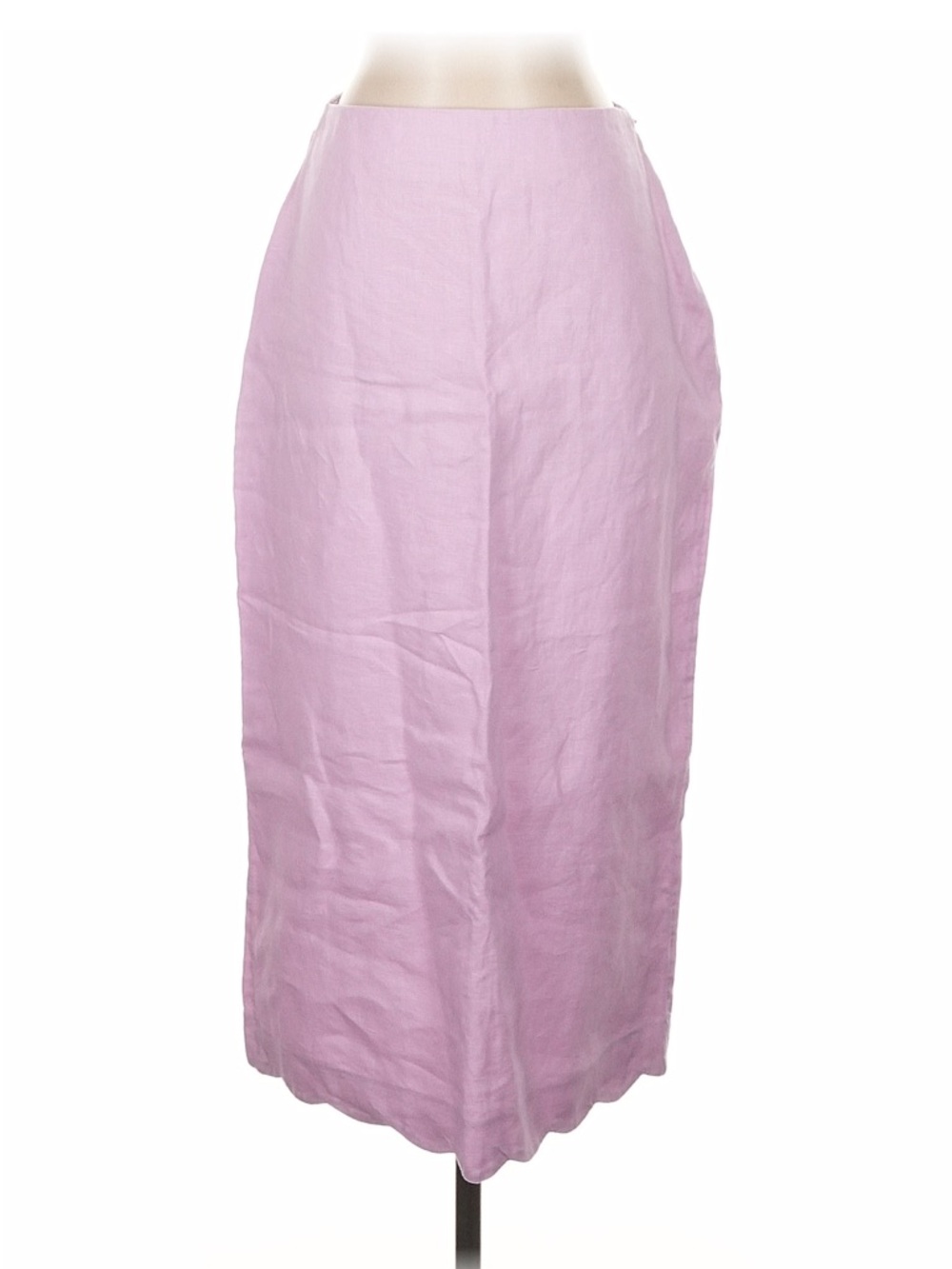 Abercrombie & Fitch Light Pink Linen Midi Skirt